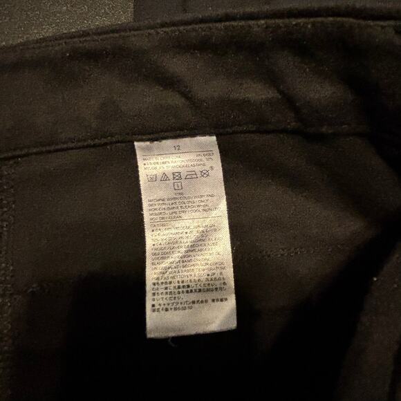 Banana Republic Black Stretch Pants Size 12 | Slim Fit Work Career Trouser - Picture 3 of 7